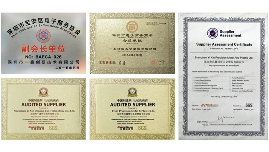 China Shenzhen Yi Xin Precision Metal And Plastic Ltd Perfil de la compañía